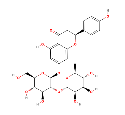 Structural formula of Naringin